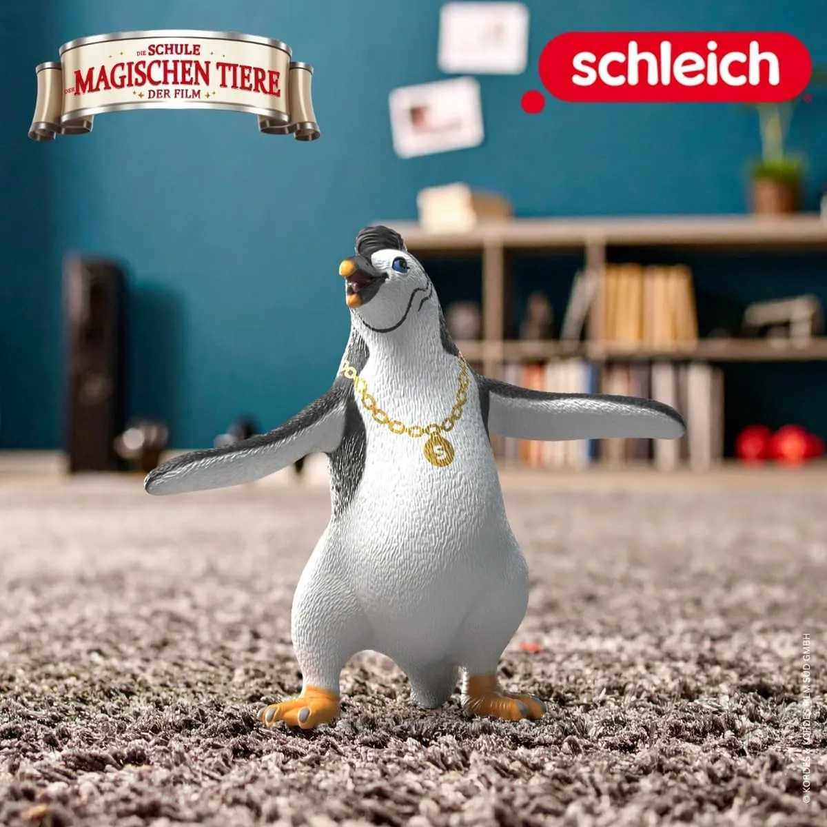 Schleich School of Magical Animals Yuri de Pinguïn 14958 - Zwart/Wit - afbeelding 3 van 6
