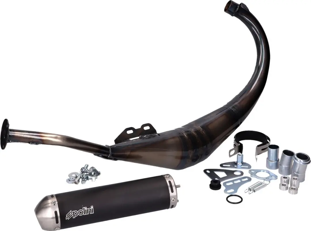 Uitlaat Polini Evolution voor Aprilia RS50, Rieju RS2 en Yamaha TZR