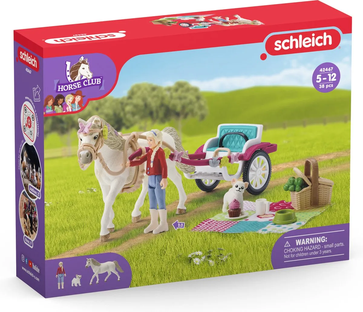 Schleich Horse Club Speelfigurenset Koets 42467
