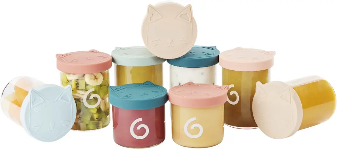 Babymoov Isy Bewaarpotjes - 9 Stuks - Groen