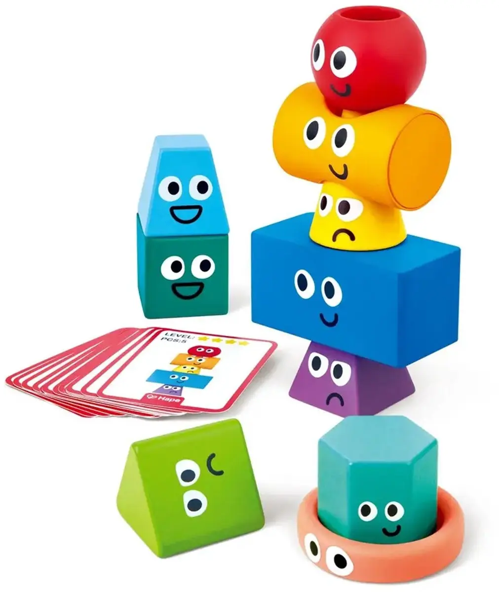 Hape Montessori Stapelblokken Multicolor