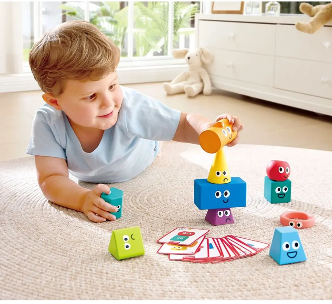 Hape Montessori Stapelblokken Multicolor