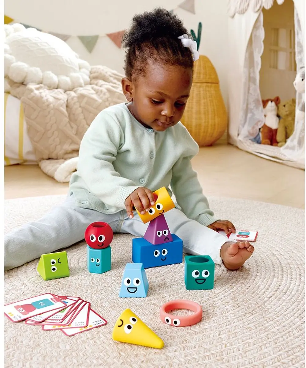 Hape Montessori Stapelblokken Multicolor