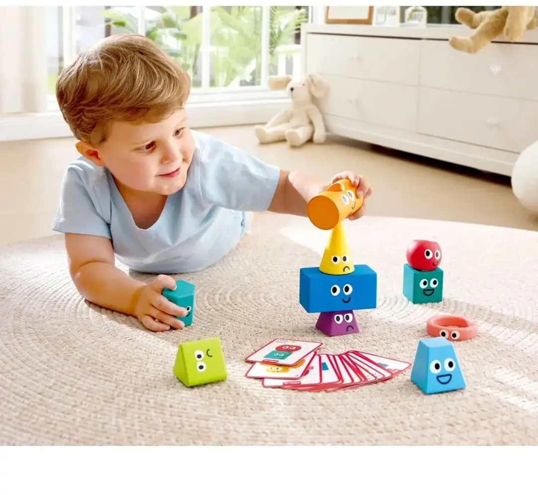 Hape Montessori Stapelblokken Multicolor