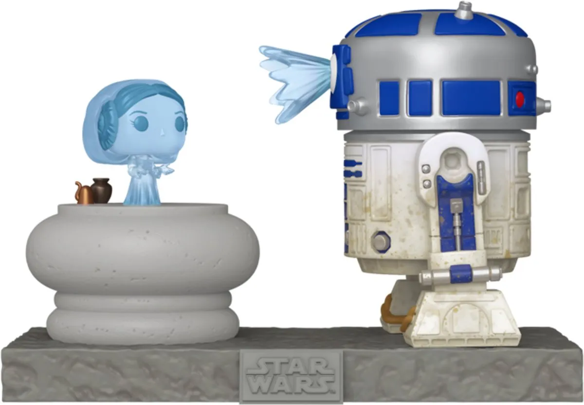 Funko Pop! R2-D2 & Princess Leia Hologram 766