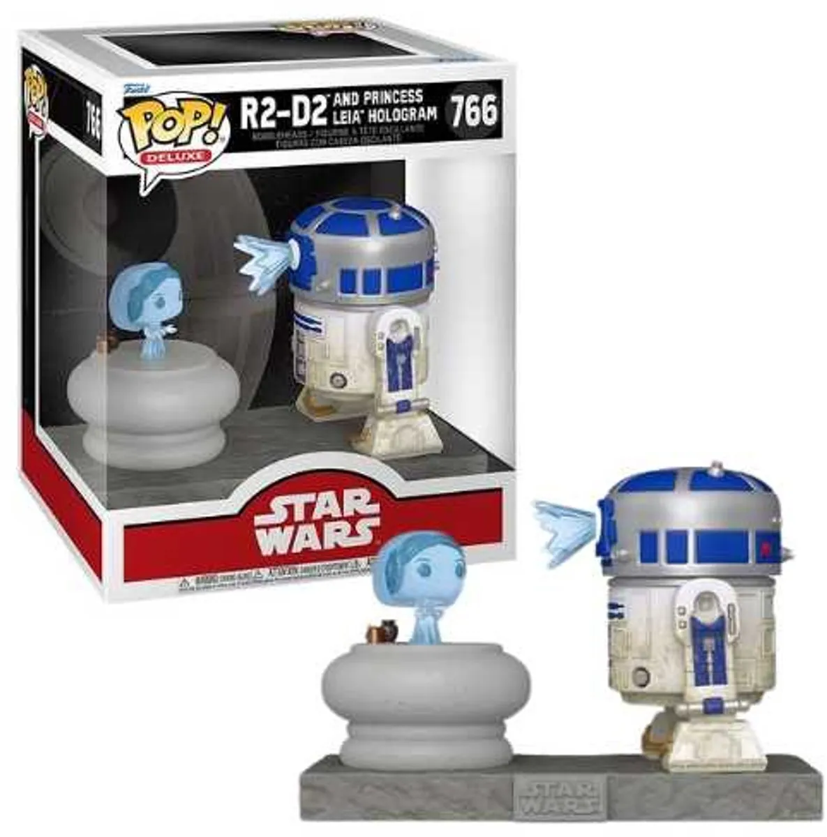 Funko Pop! R2-D2 & Princess Leia Hologram 766