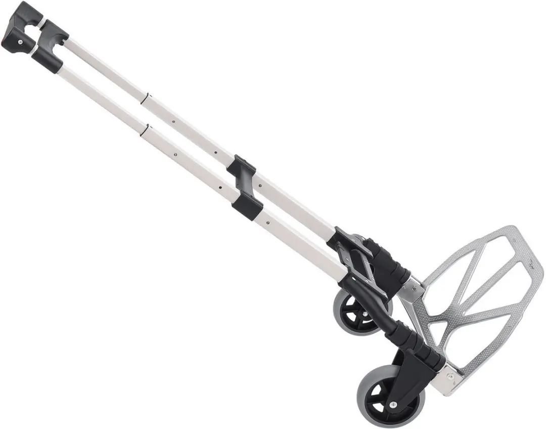 HOMCOM-Car goCart-Aluminium-41x38,5x100cm-Grijs