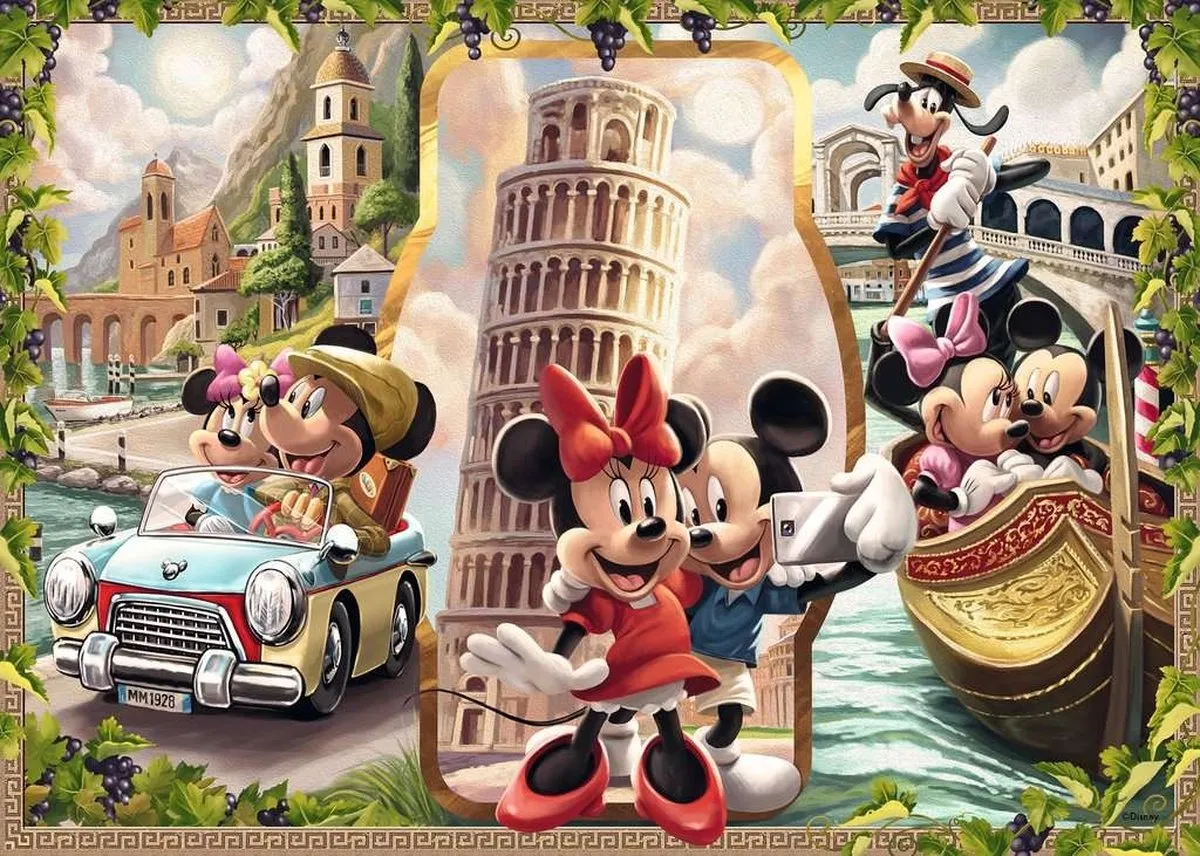 Ravensburger Mickey Mouse Puzzel 1000 Stuks - Multicolor