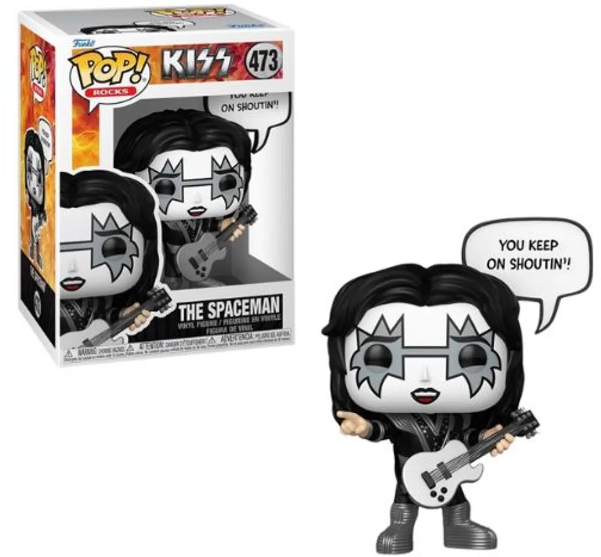 Funko Pop! Kiss The Spaceman Vinyl Figur 473