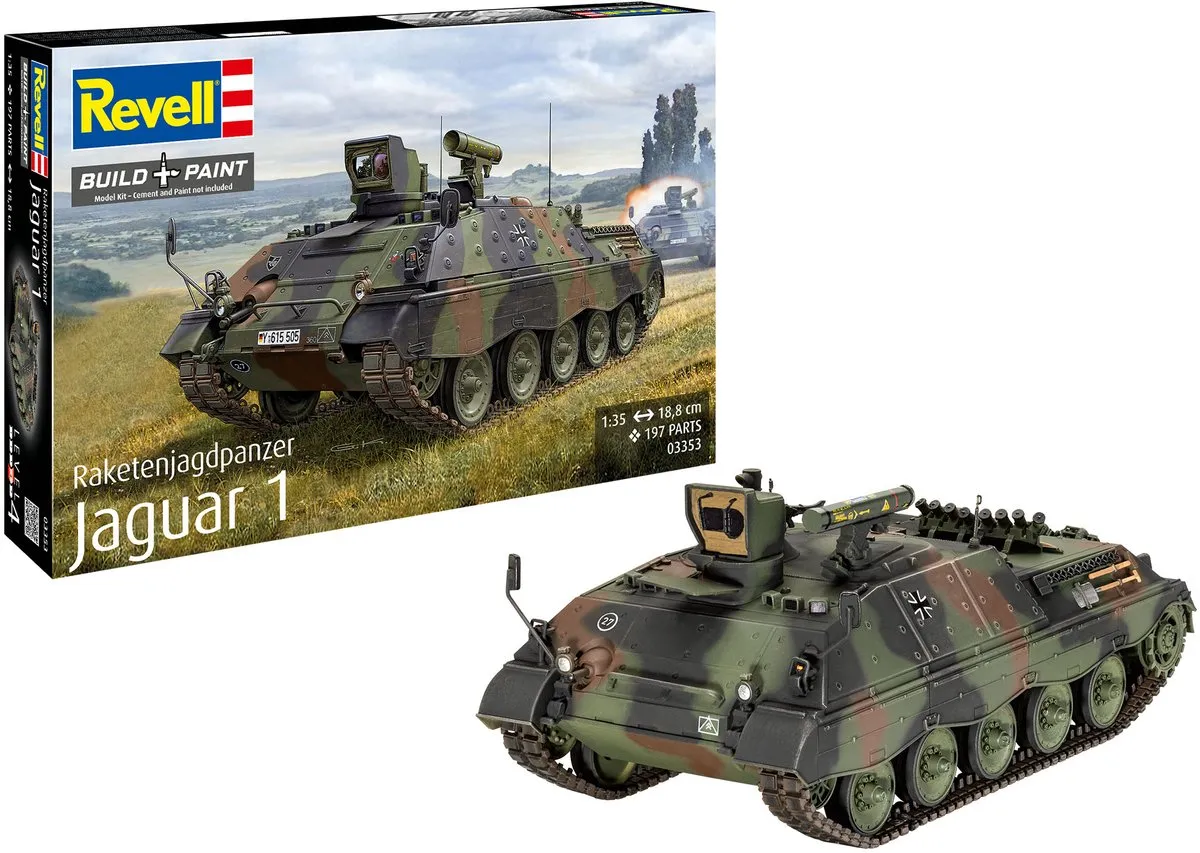 Revell Raketenjagdpanzer Jaguar 1 Modelbouwpakket 1:35