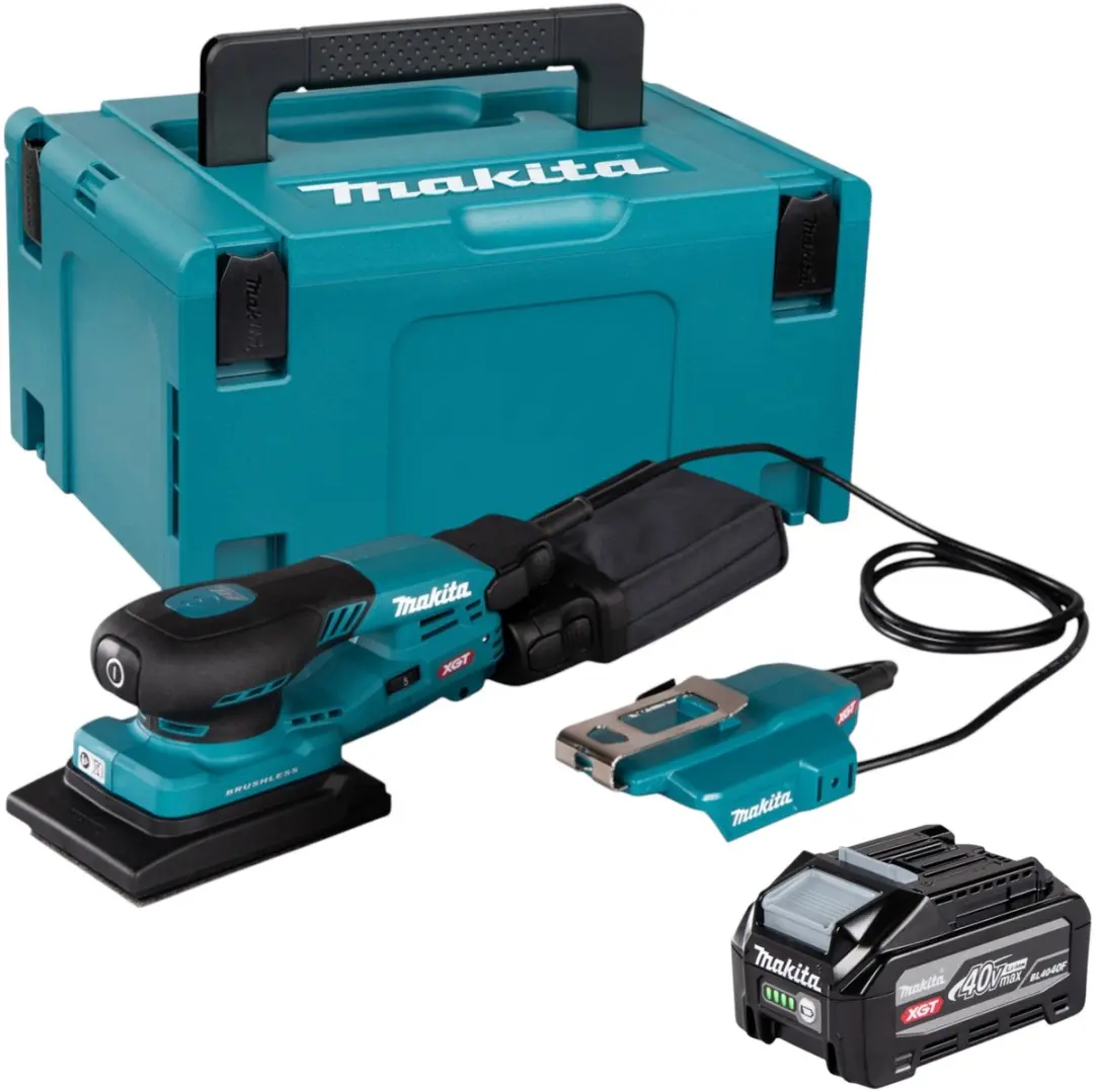 Makita BO 005 CGU101 accu-excentrische schuurmachine 40 V max. 80 x 130 mm 3,0 m