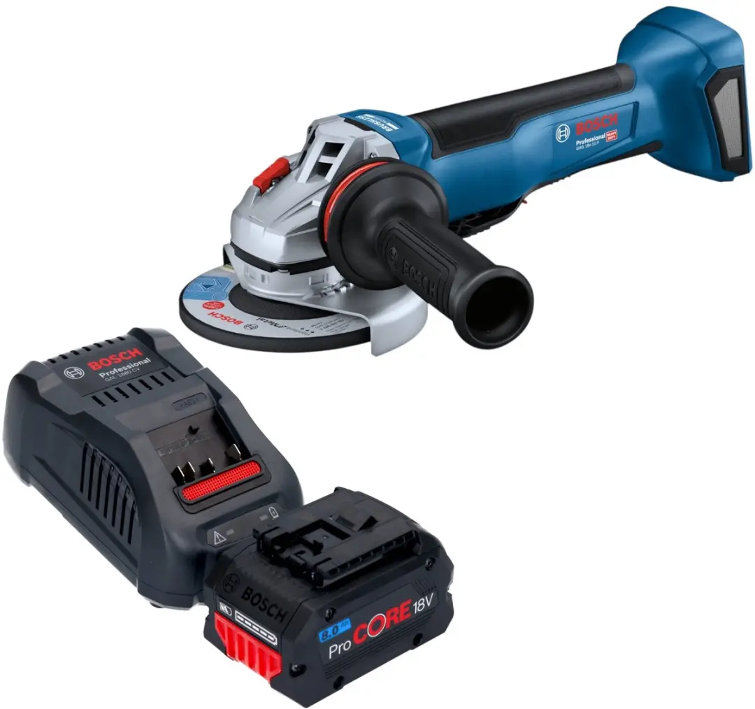 Bosch GWS 18V-10 P Professional accu-haakse slijper 18 V 125 mm borstelloos + 1x