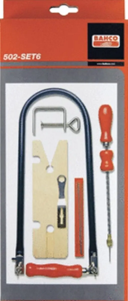 Bahco 502-SET6 Handzaag Figuurzaag