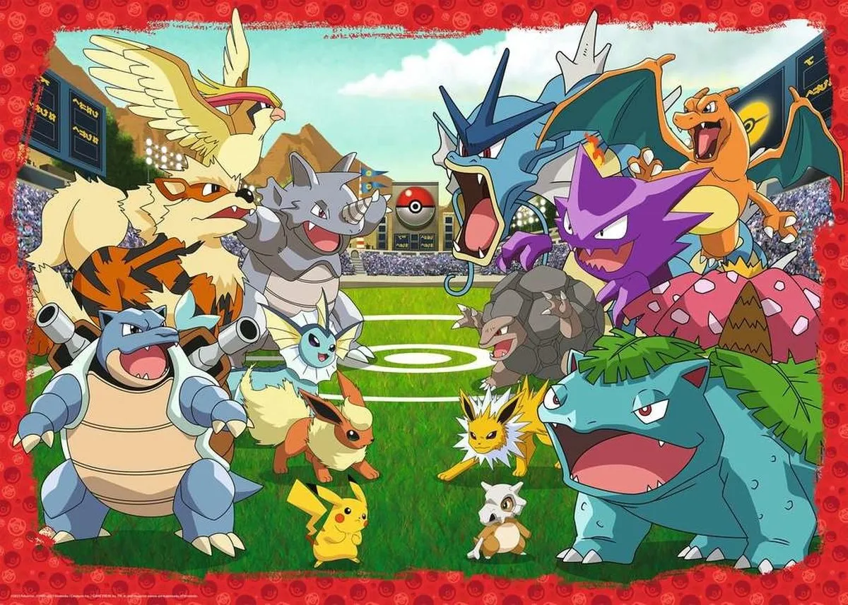Ravensburger Pokémon Puzzel 1000 Stuks - Multicolor