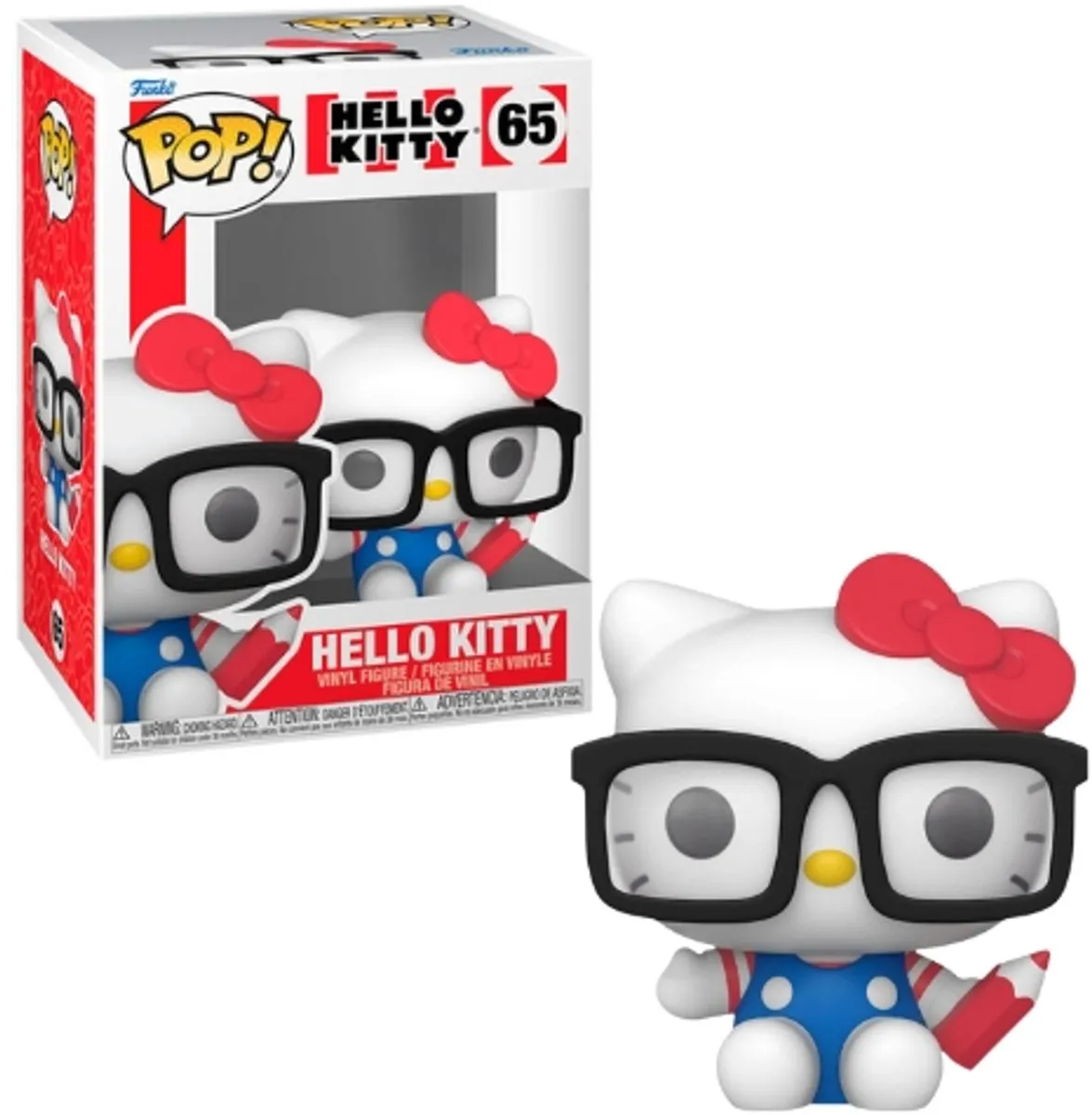Funko Pop Hello Kitty Nerd - Sanrio Figuur 9,5cm - Multi