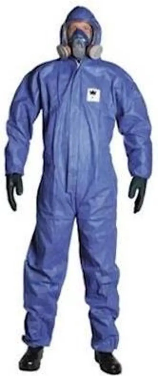 Oxxa Cover Plus 6905 Wegwerpoverall - Blauw XXL - afbeelding 2 van 2