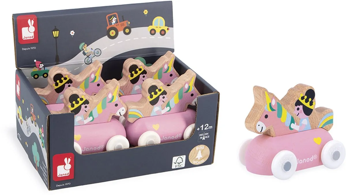 Janod Cross Roads Houten Prinsessenmobiel - Roze - MPN 11.5921