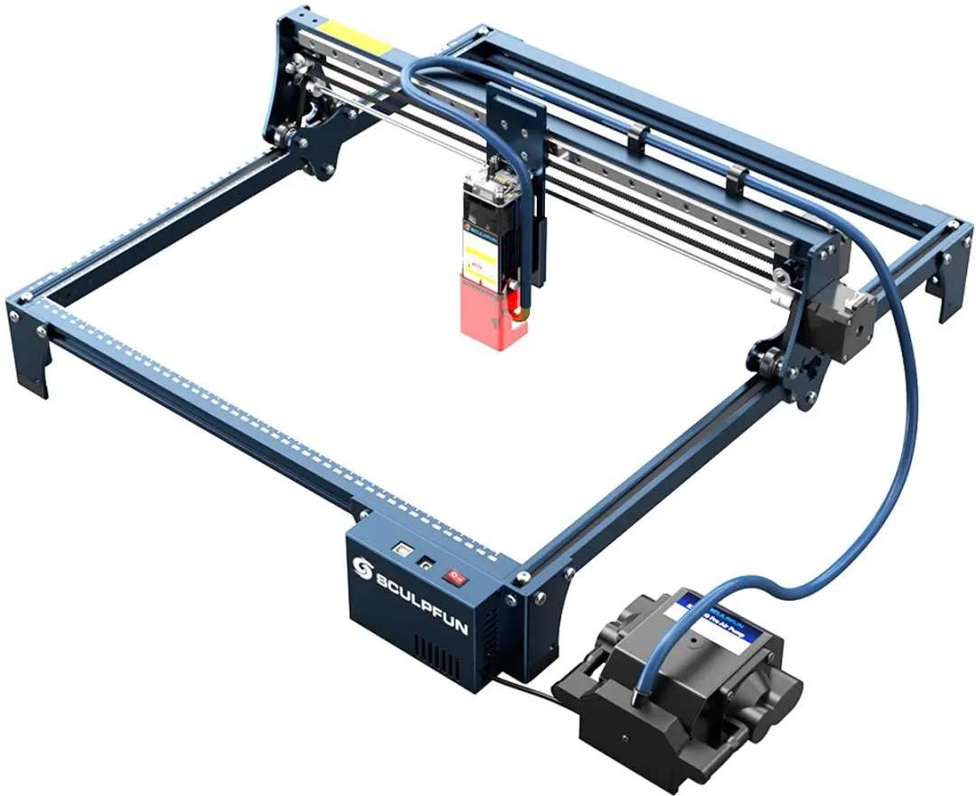 SCULPFUN S30 5W Laser Engraver Cutter, Automatic Air-assist, Replaceable Lens, 3