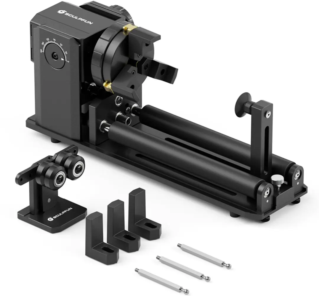 SCULPFUN RA Pro Max 4-in-1 roterende rol & klauwplaat voor S9, S30, S30 Ultra, S