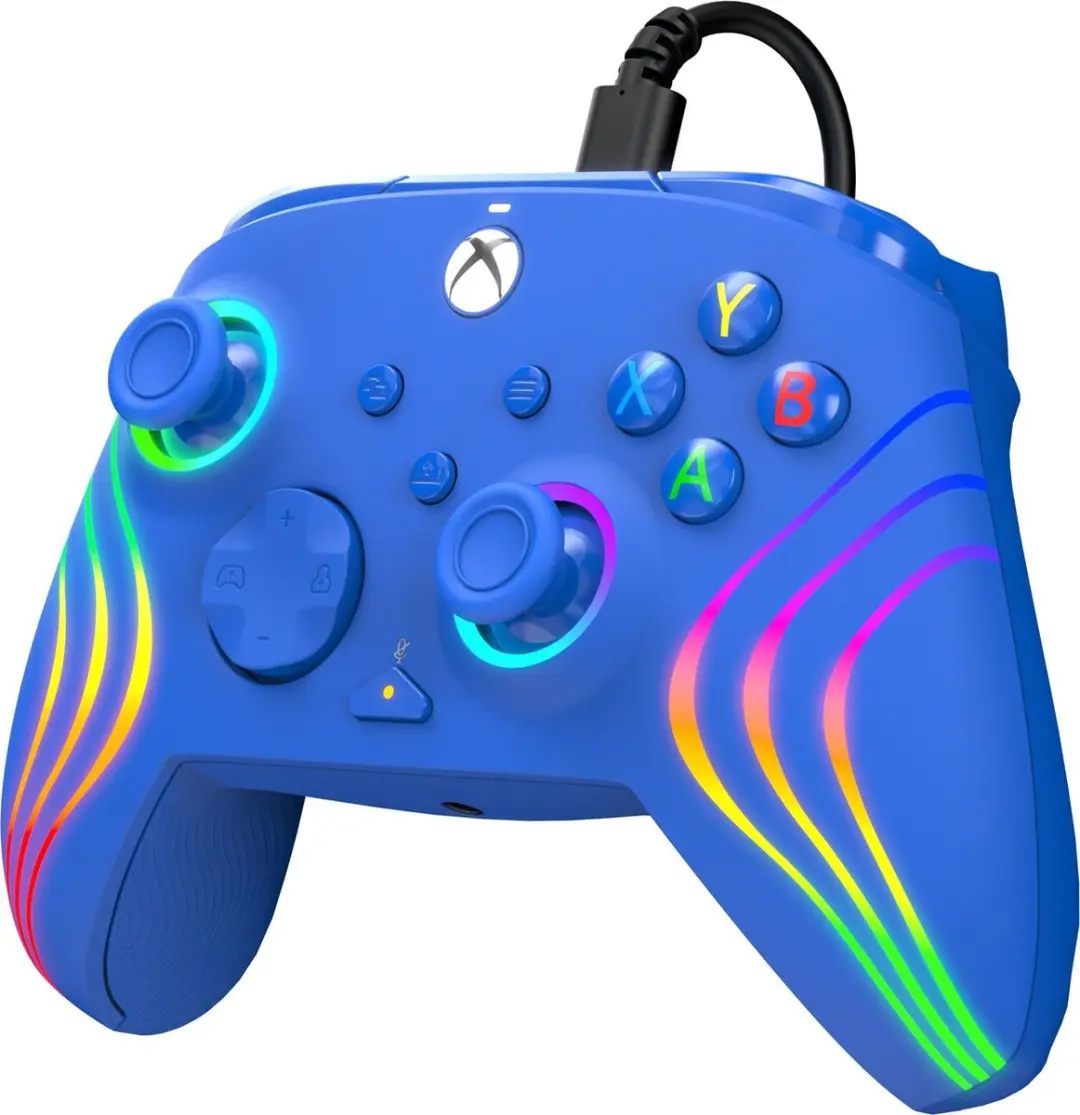 PDP Afterglow Wave Blauwe Controller Xbox Series X|S - 21 Knoppen - afbeelding 2 van 6
