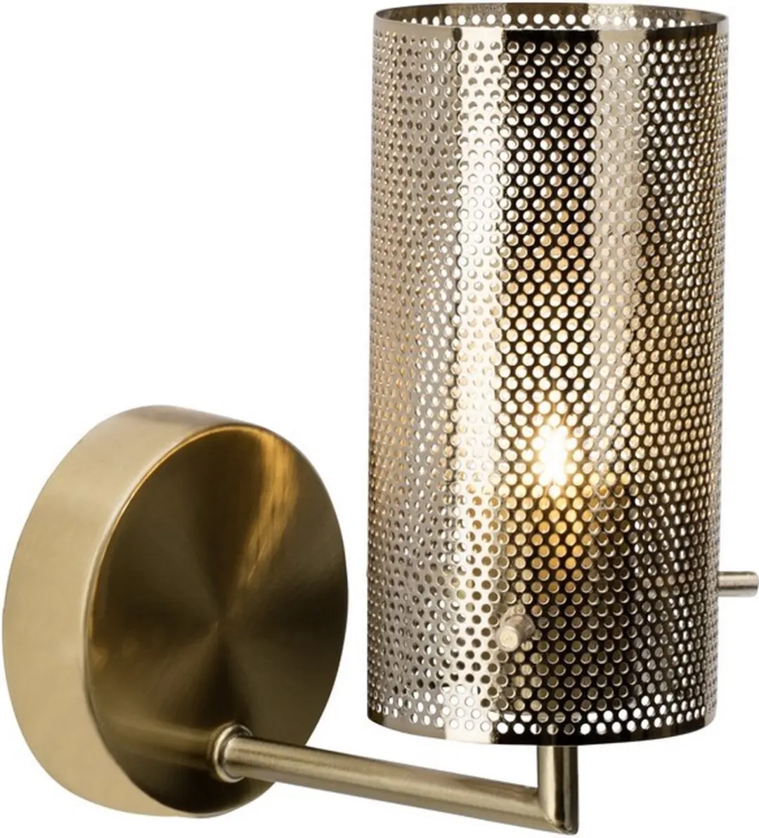 Brilliant Gracian Wandspot Messing