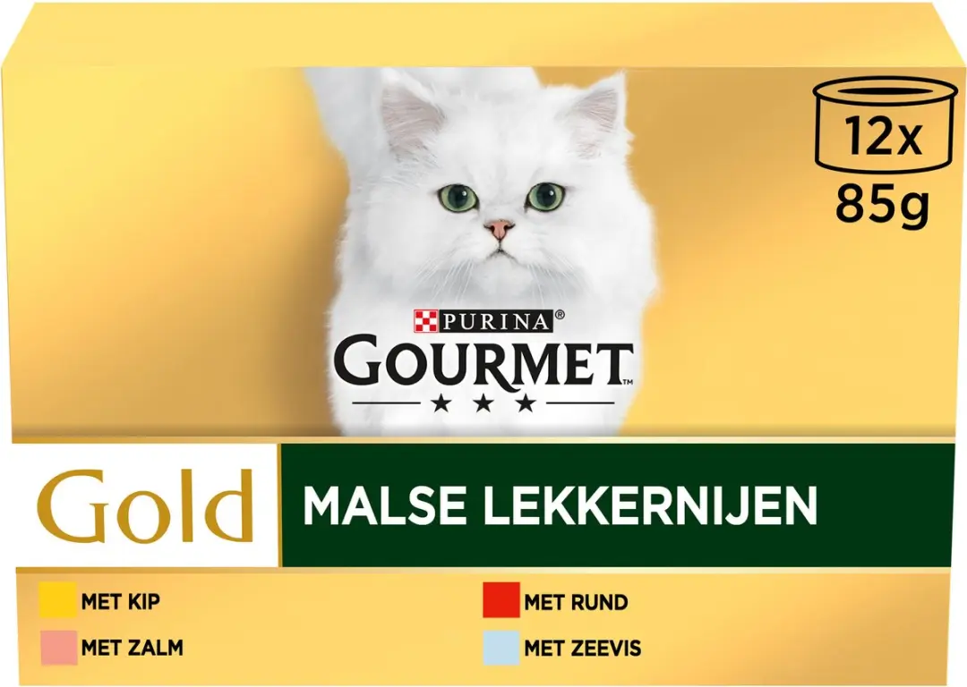 Gourmet Gold Malse Lekkernijen Kat - Kip 85g