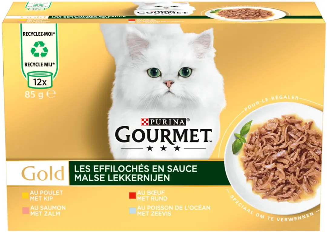 Gourmet Gold Malse Lekkernijen Kat - Kip 85g