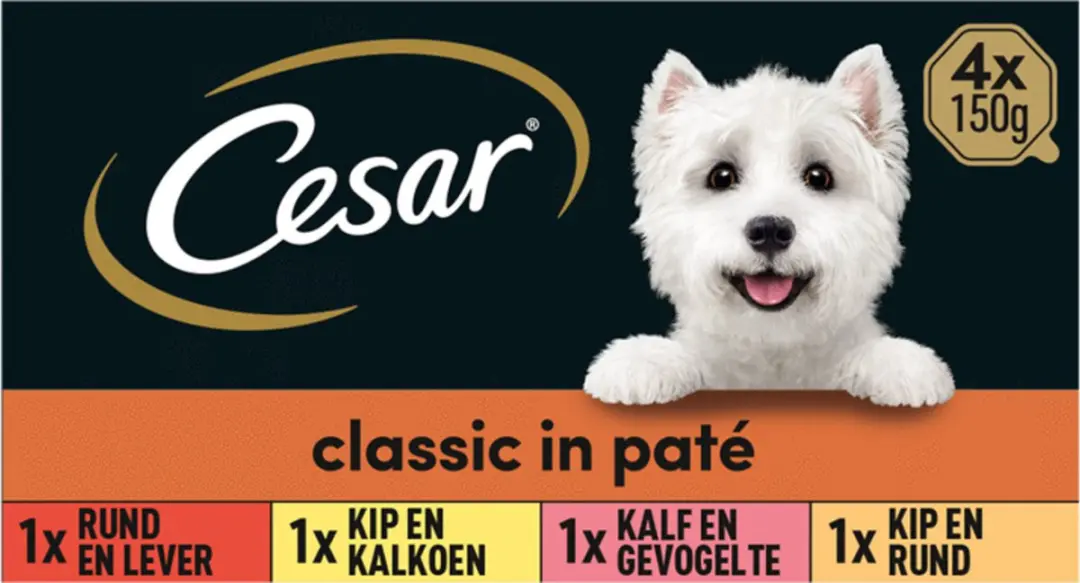 César Alu Classic Selection In Gelei Hondenvoer