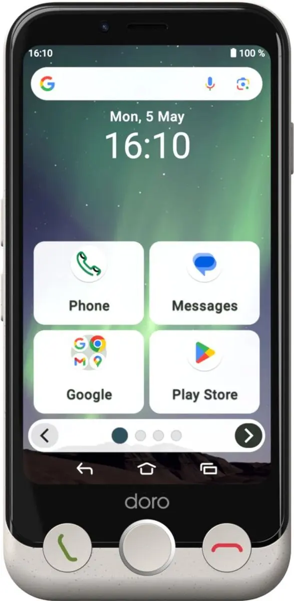 Doro Aurora A10 Smartphone - Wit - afbeelding 4 van 4