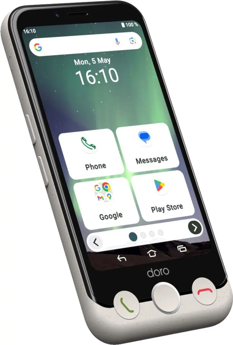 Doro Aurora A10 Smartphone - Wit - afbeelding 3 van 4