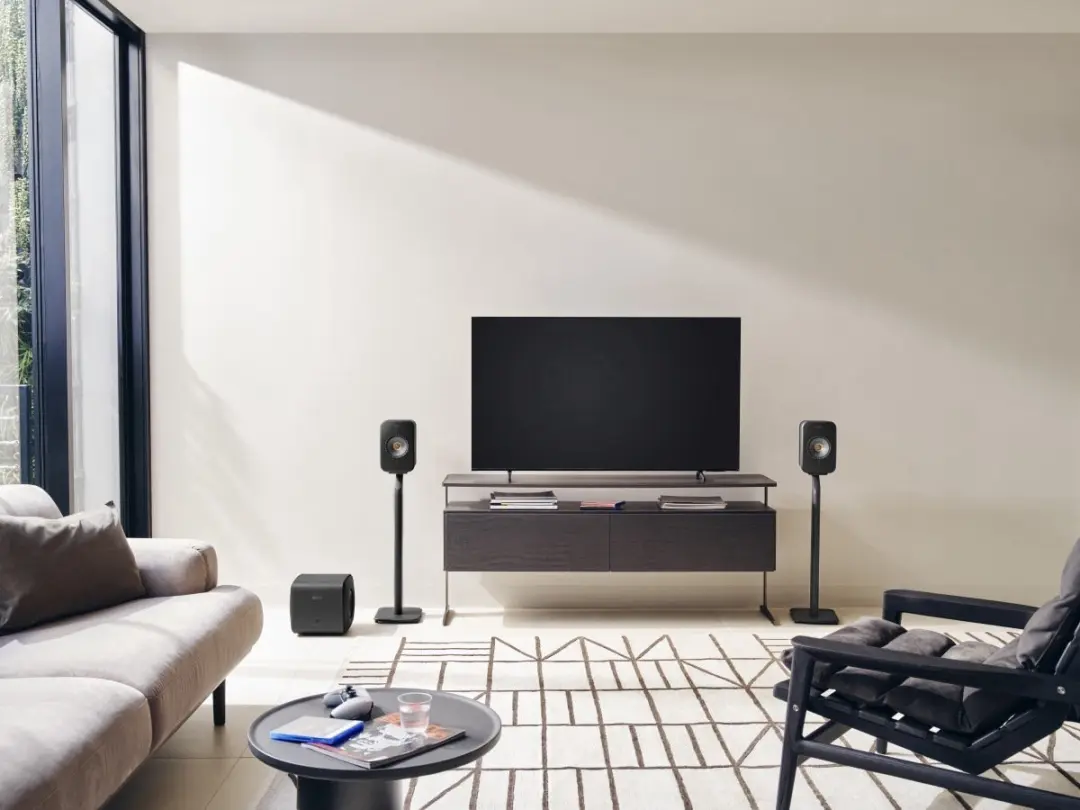 KEF LSX II Wireless Boekenplankluidsprekers - Zwart