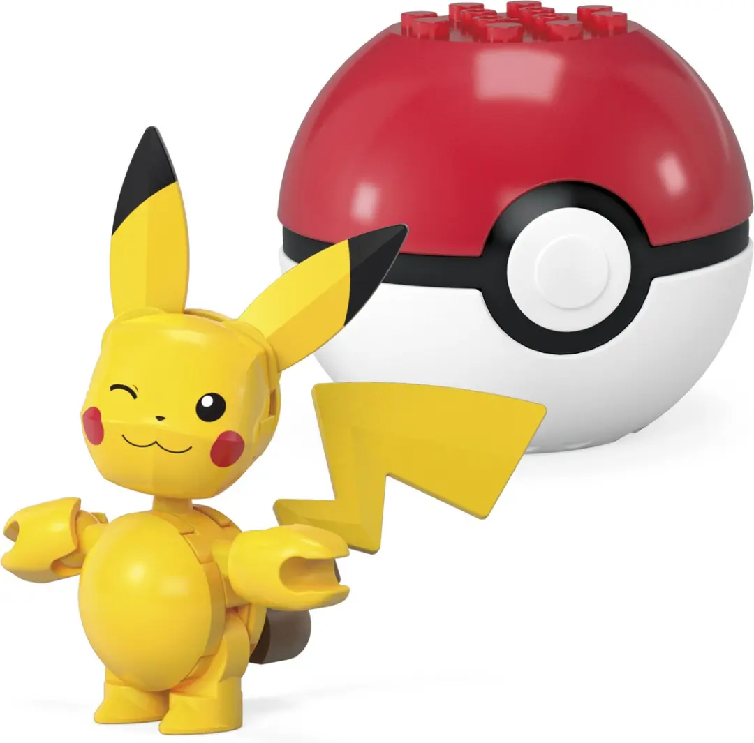 Mattel Mega Pokémon Bouwset Pikachu & Ditto - 2 Figuren - afbeelding 5 van 6