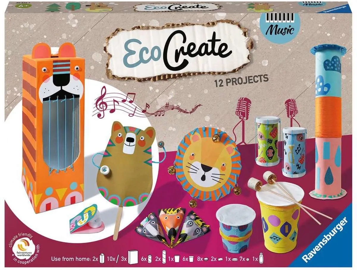 Ravensburger EcoCreate Maxi Maak Je Eigen Muziek