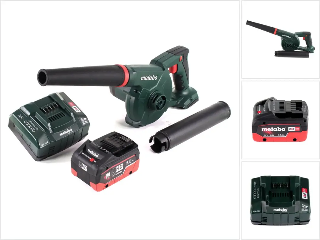 Metabo AG 18 accu-blazer 18 V + 1x LiHD accu 5,5 Ah + oplader
