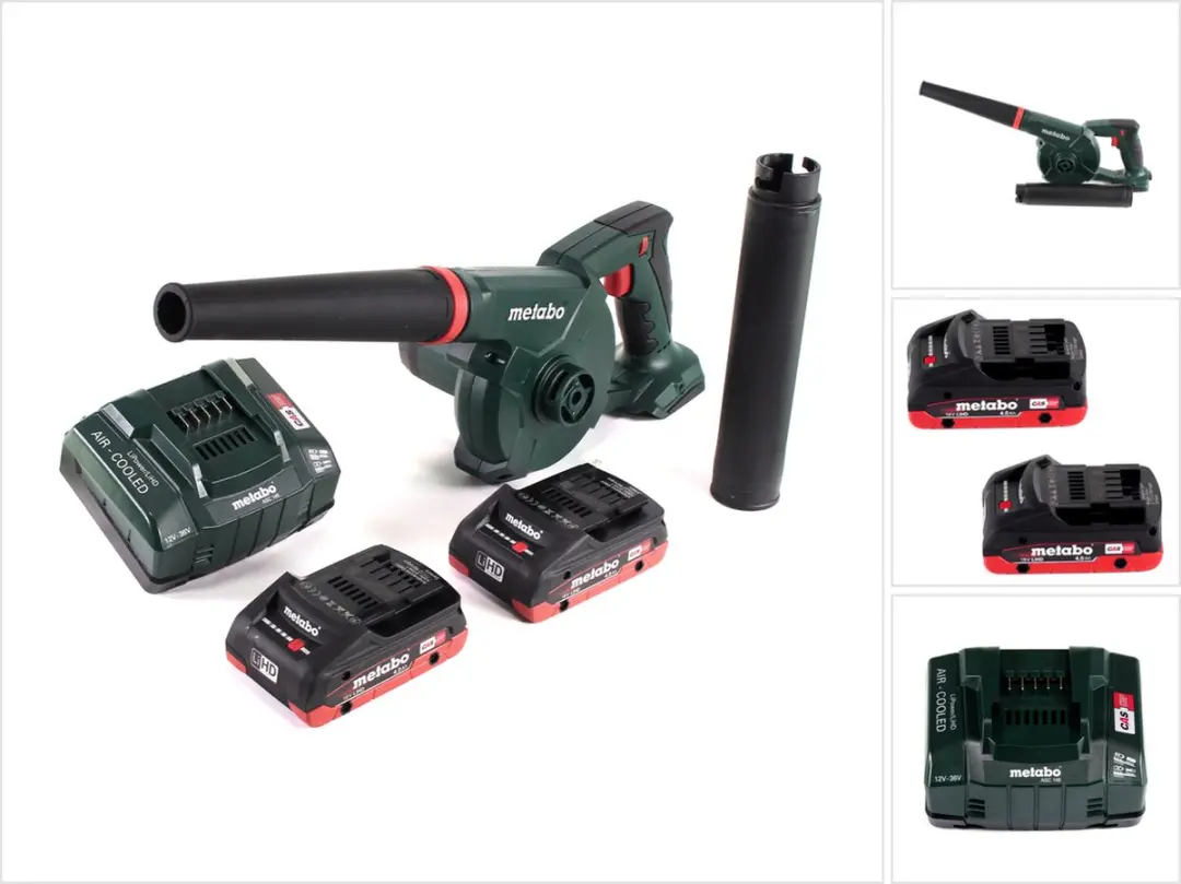Metabo AG 18 accu blazer 18 V + 2x LiHD accu 4.0 Ah + lader