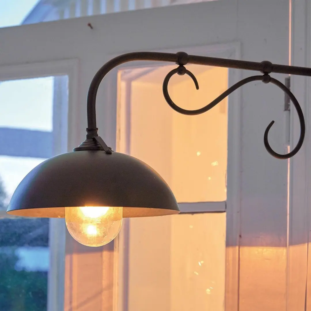 Loberon Lupia Wandlamp Donkerbruin - 25W - afbeelding 4 van 6