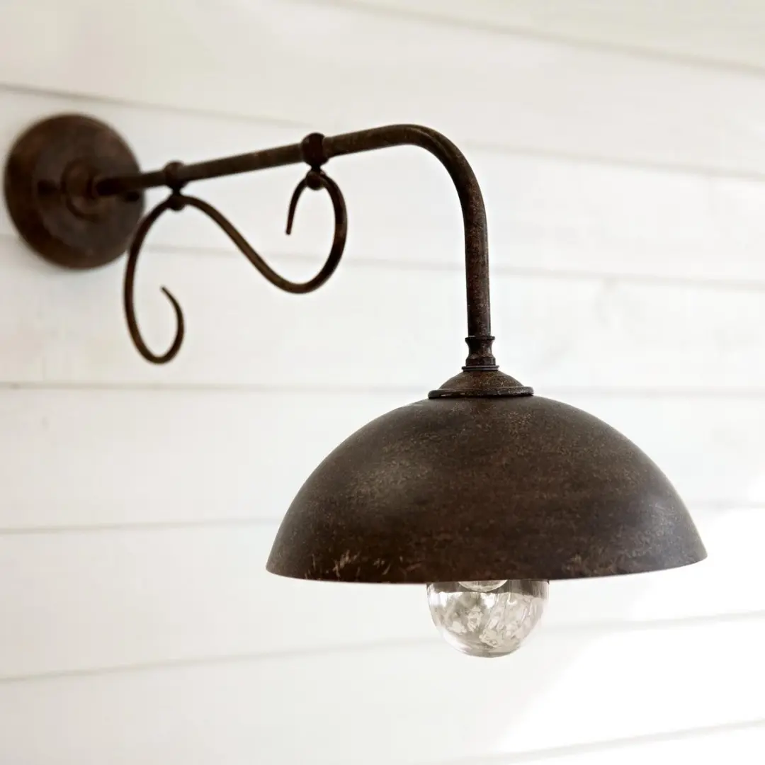 Loberon Lupia Wandlamp Donkerbruin - 25W - afbeelding 3 van 6
