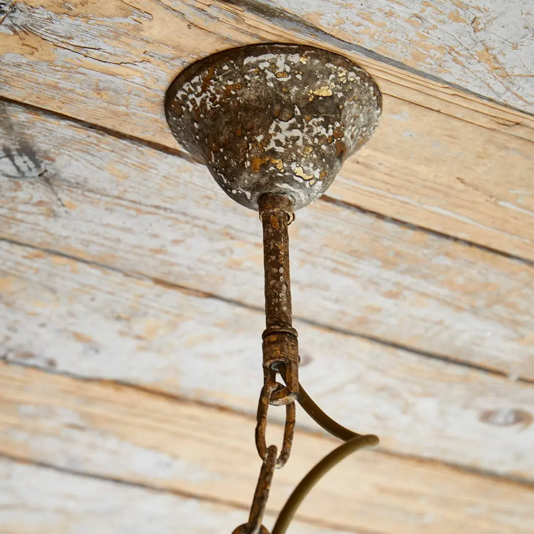 Loberon Hanglamp Gaidouras - Ø14cm - Heldere kap/Zwart - afbeelding 3 van 6