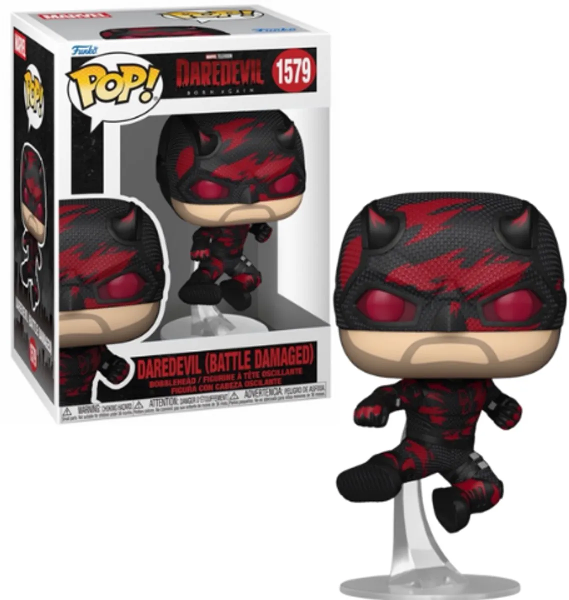 Funko Pop! Marvel Daredevil Born Again #1579 Battle Damaged