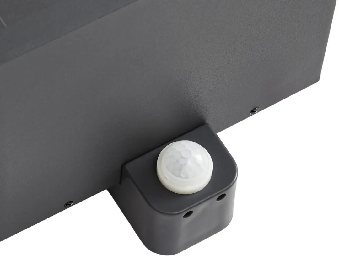Lindby Wandlamp Buiten Aluminium Glas 1xE27 - 29cm - Antraciet/Transparant - afbeelding 4 van 6