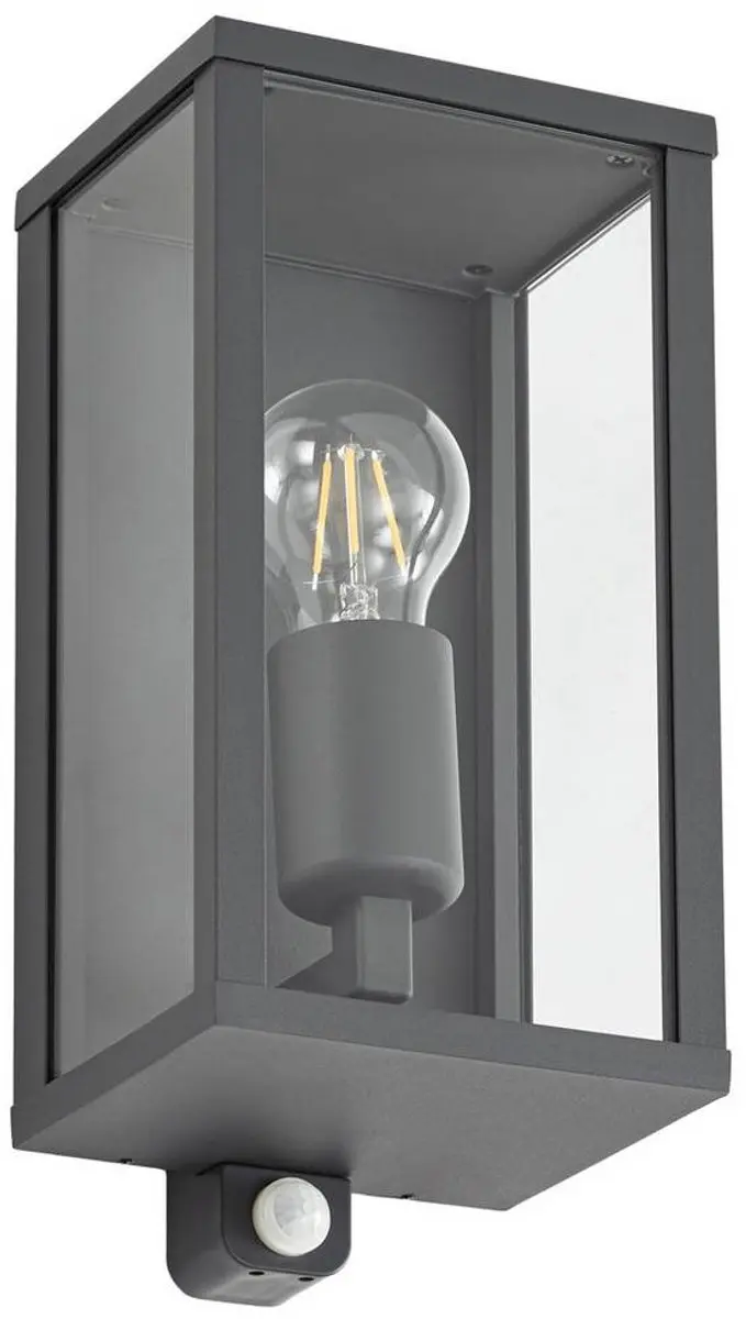 Lindby Wandlamp Buiten Aluminium Glas 1xE27