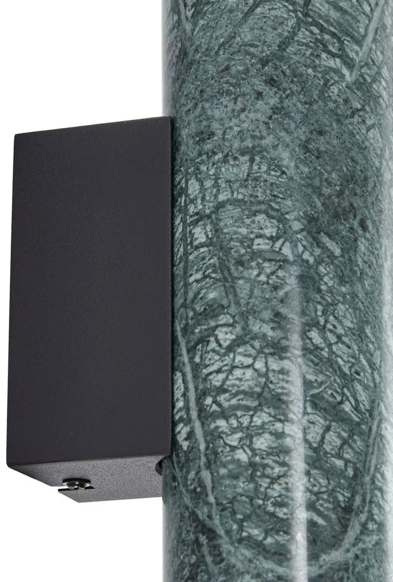 Lucande Wandlamp 2-Lichts GU10 - 23cm - Groen Gemarmerd