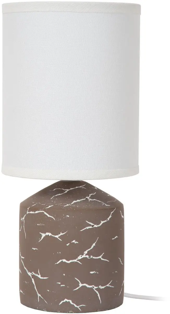 Lucide FRAN Tafellamp Ø13cm - 1xE14 - Taupe - afbeelding 3 van 5