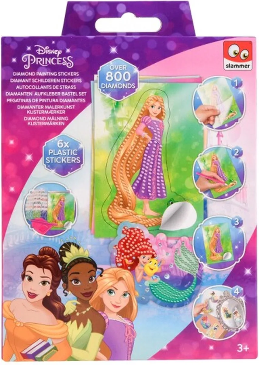 Disney Princess Diamond Stickers