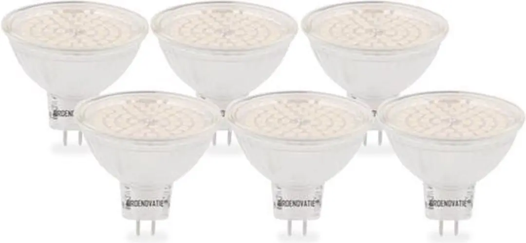 Groenovatie LED Spot GU5.3 MR16 3W - 6 Stuks - Warm Wit