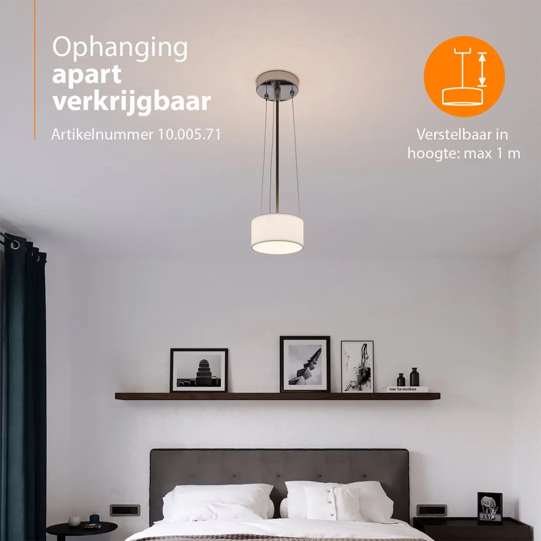Smartwares Plafondlamp Ø30cm Grijs E14 - 2 Lichtpunten - afbeelding 4 van 6