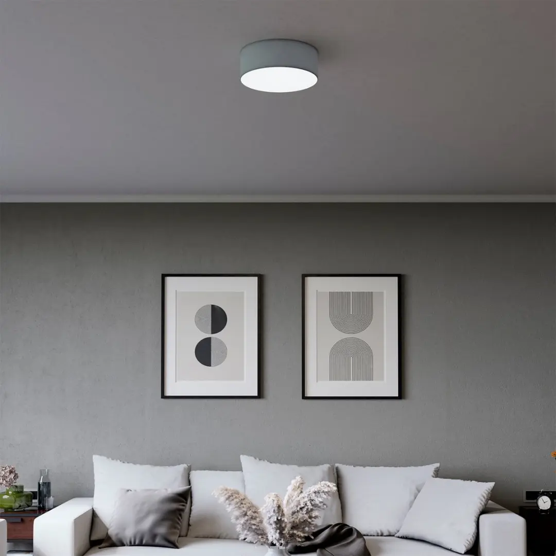 Smartwares Plafondlamp Ø30cm Grijs E14 - 2 Lichtpunten - afbeelding 3 van 6