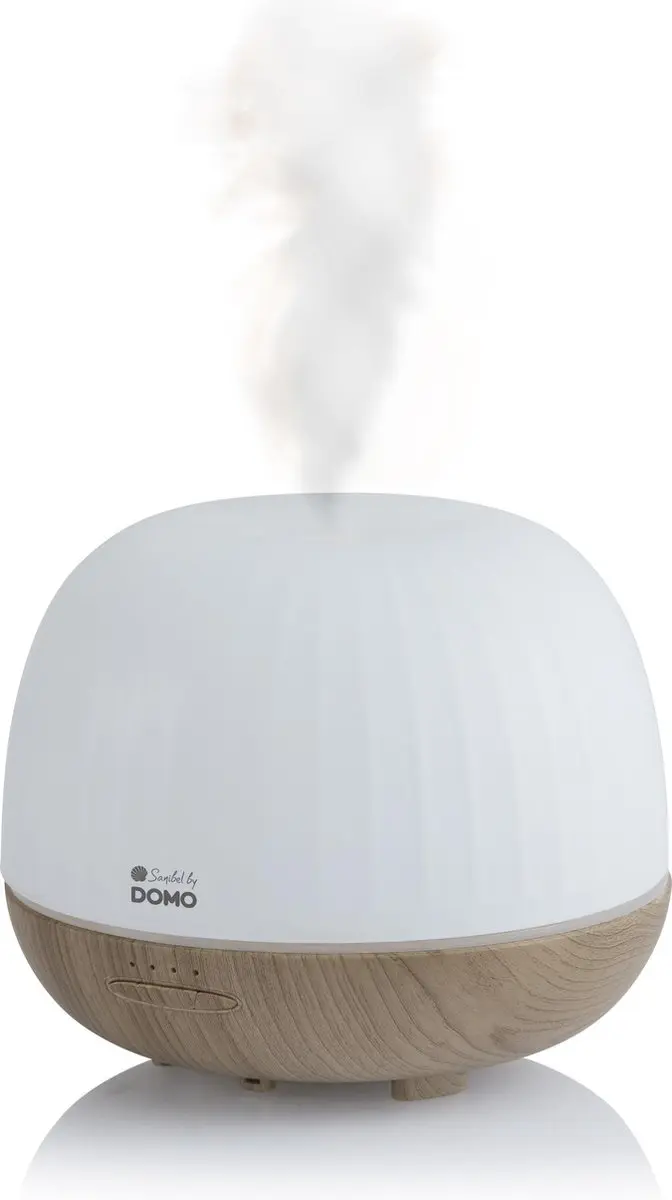 DOMO Etherische oliediffuser Dahlia 500 ml wit en bruin