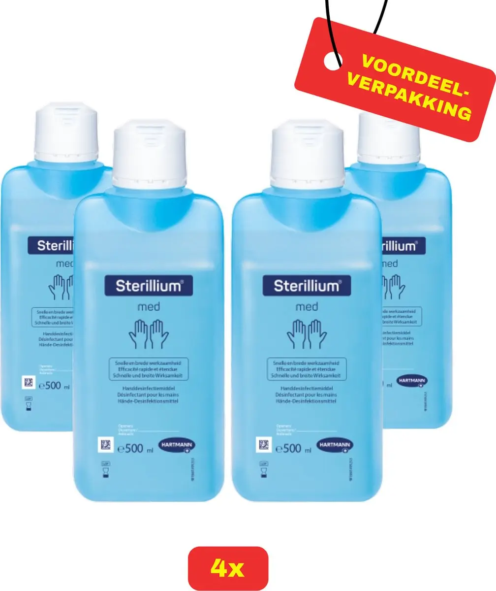 4 x Sterillium Med. Handdesinfectant van Hartmann