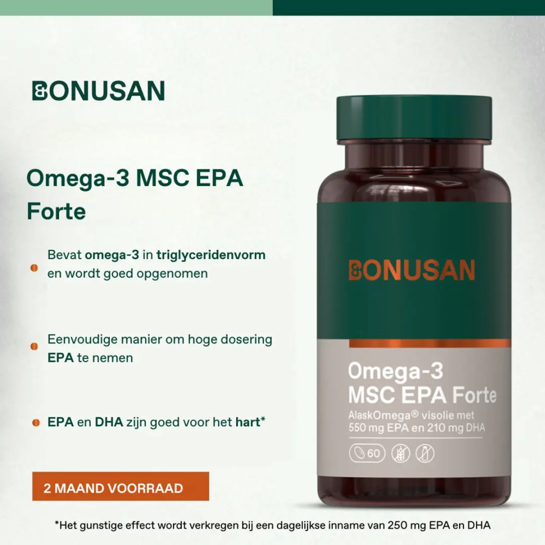 Bonusan Omega 3 MSC EPA Forte 60 Softgel Capsules
